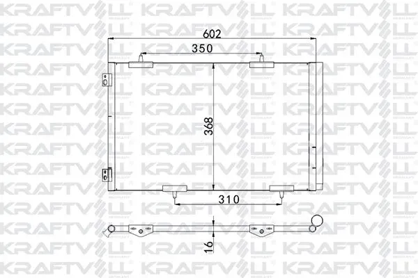 KLIMA RADYATORU 301 C-ELYSEE 1.2 VTI 1.6VTI 1.6HDI EURO5