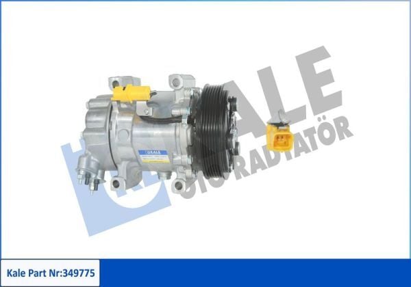 KLIMA KOMPRESORU CITROEN BERLINGO / C2 / C3 I / XSARA - PEUGEOT 206 / 206 SW / 206 CC / 307 / PARTNER [6PK - V KAYIS KASNAGI] [119MM] ####