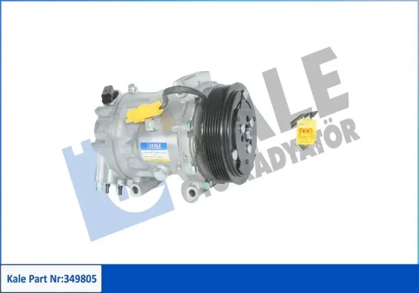 KLIMA KOMPRESORU CITROEN BERLINGO III / C4 I / C5 III - PEUGEOT 307 / 308 / 3008 / 508 / 5008 / PARTNER TEPEE 1.6HDI-2.0 16V [6PK - V KAYIS KASNAGI] [119MM] ####