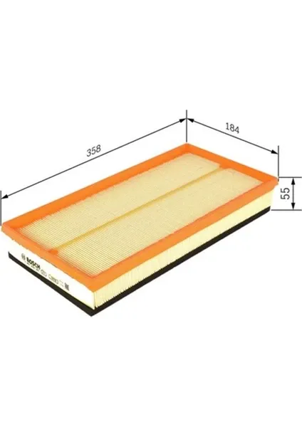 HAVA FILTRESI AUDI VW A3 1.9 TDI; A3 1.9 TDI quattro; Bora 1.6; Bora 1.6 FSI; Bora 1.6 FSI Variant;