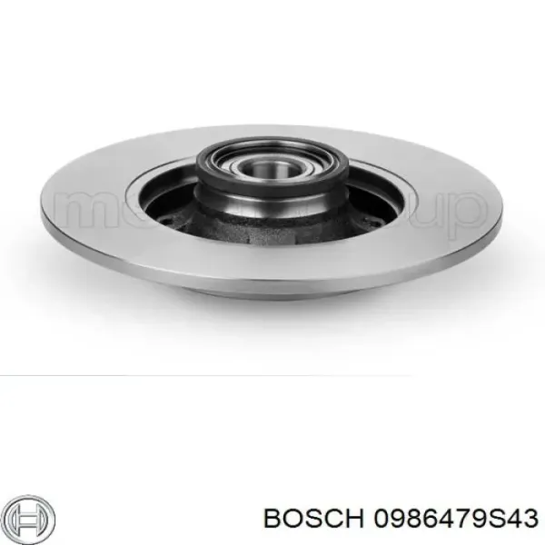 FREN DISKI ARKA 249MM CITROEN C4 04> P207 06> P307 00> DS3 09> C3 PICASSO