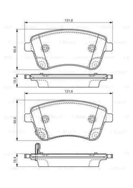 FREN BALATASI KIA VENGA 1.4 1.6 2010- GDB3509