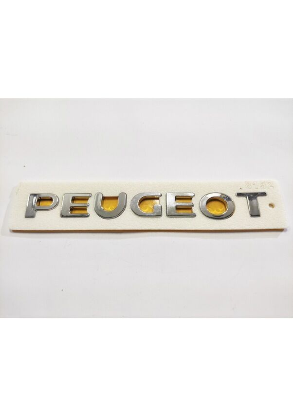 Peugeot 307 Bagaj Peugeot Yazısı Orjinal