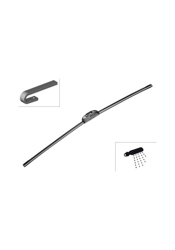 Aerotwin Ağırvasıta Tekli Silecek - [700 mm] (Karton Paket) - Entegre püskürtme memeli