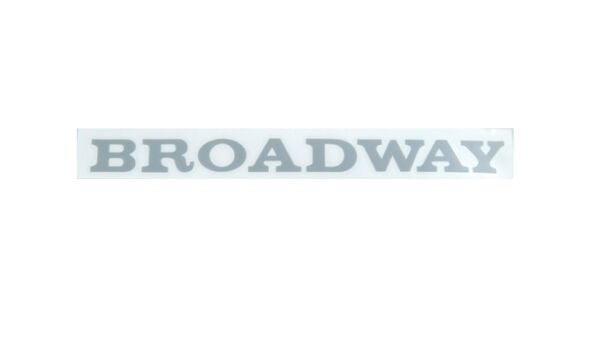 BROADWAY EM KAĞIT YAZI AÇIK GRİ