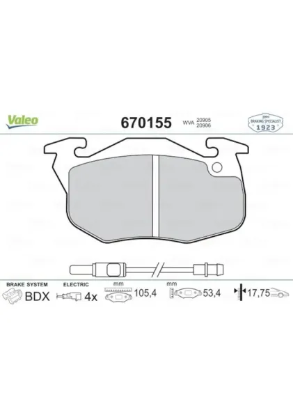 DISK FREN BALATA ON PEUGEOT 106/306/CITROEN SAXO/AX/ZX/C15