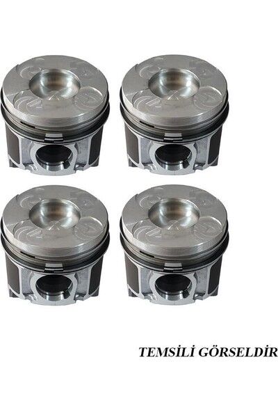 MOTOR PISTON+SEGMAN [ RIKEN ] 73.70 MM [+ 0.50] FORD FIESTA PEUGEOT P208 BIPPER CITROEN NEMO 1.4 HDI 12- DV4C [EURO5] ####