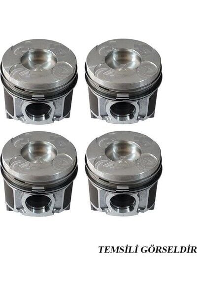 MOTOR PISTON+SEGMAN [ RIKEN ] 73.70 MM [+ 0.50] FORD FIESTA PEUGEOT P208 BIPPER CITROEN NEMO 1.4 HDI 12- DV4C [EURO5] ####