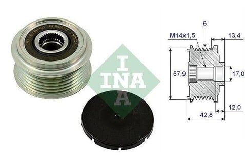 ALTERNATÖR KASNAĞI TOYOTA AURİS 1.4 D-4D COROLLA