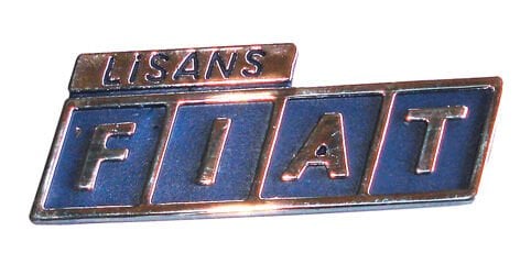 DKŞ FIAT LİSANS YAZI MAVİ  TAKIM