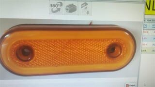 DUZ YAN POZISYON LAMBA NEON 20 LED KIRMIZI