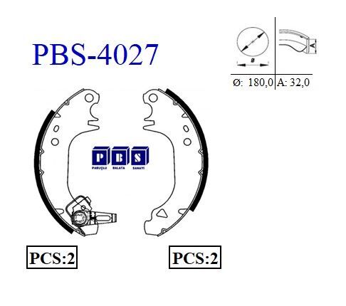 ARKA FREN BALATASI PABUCLU P106 I-II P205 I-II P309 I-II SAXO 280X30 ABSSIZ