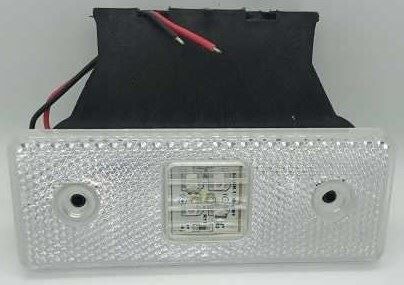 12  VOLT LEDLI SIDE MARKER BEYAZ BRAKETLI