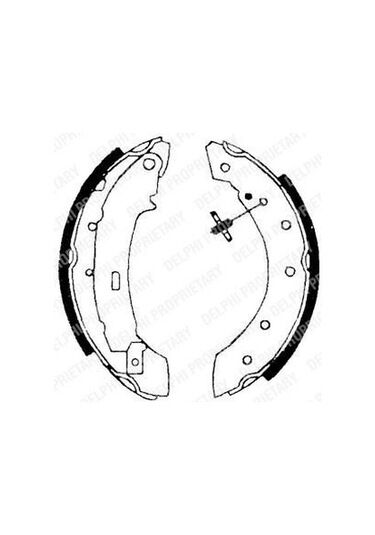 ARKA FREN BALATASI PABUCLU P106-P206-P306-SAXO-XSARA-CLIO II-SYMBOL-THALIA-LAGUNA-TWINGO-LOGAN 04-> SANDERO 203.20x39mm