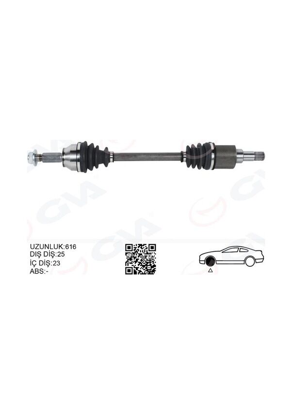 AKS KOMPLE SOL FORD TRANSİT COURİER 14-