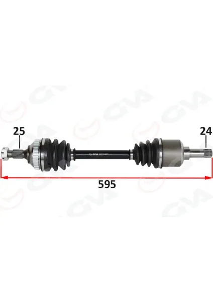 AKS KOMPLE SOL PEUGEOT PARTNER 96-08