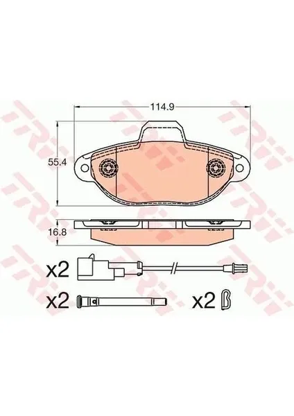 DİSK BALATA FORD KA ÖN