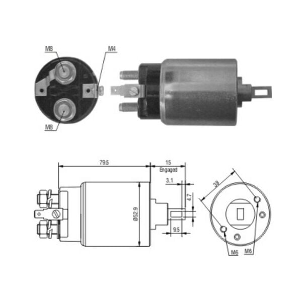 12V BMC NISSAN LEVEND SNLS 627