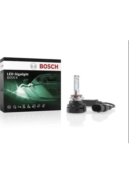 H8 H11 LED Gıgalıght - - 12 V - 30 W - PGJ19