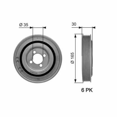 KRANK KASNAGI ASTRA H CORSA C-D COMBO C 1.3 Z13DT/Z13DTH/A13 DTC-R PANDA PUNTO 1.3JTD 16V FORD KA KENTPAR K129