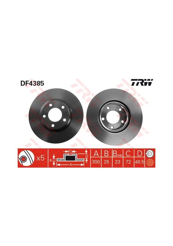 FREN DİSK MAZDA 300mm