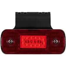 LED YAN ISARET LAMBA 24V KIRMIZI BRAKETLİ