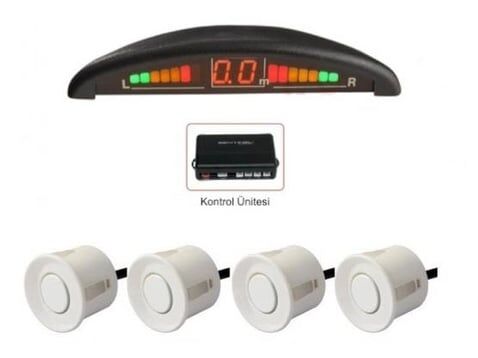 PARK SENSÖRÜ E2 METRAJLI EKRANLI BEYAZ