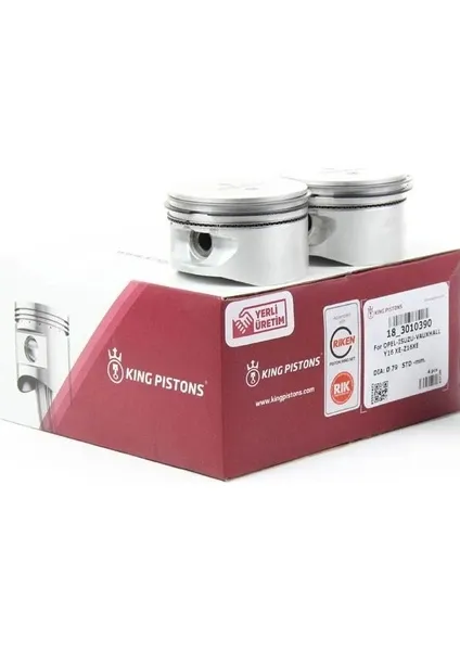 MOTOR PISTON+SEGMAN [ RIKEN ] 72.00 MM [STD] FIAT PUNTO DOBLO STILO 500L 1.4 16V #### KINGPISTON 18-2010220