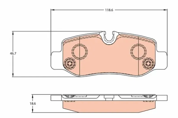 DISK BALATA MERCEDES BENZ V-CLASS-VITO 2014 ARKA GDB2102