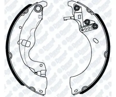 ARKA FREN BALATASI PABUC J9 PREMIER 09-> KARSAN J10 +1MM KALIN