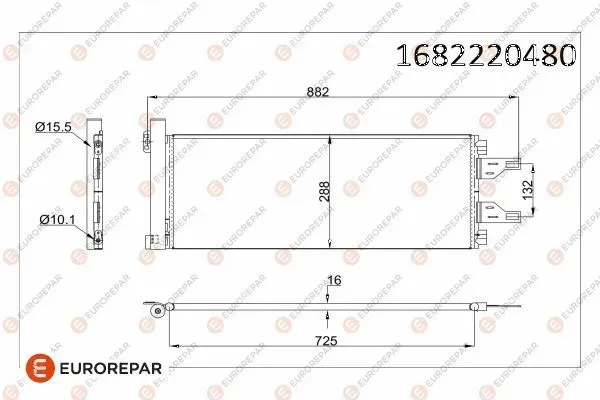 KLIMA RADYATÖRÜ CITREON JUMPER PEUGEOT BOXER FIAT DUCATO (250)