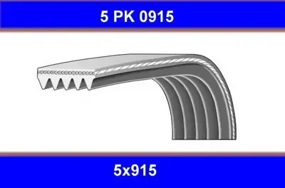 GMB 5PK910 - KANALLI KAYIS