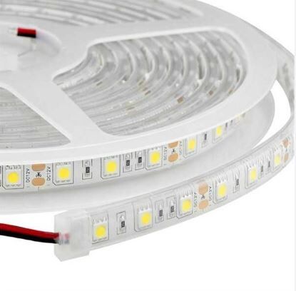 SERIT LED 12V MAVİ SİLİKONLU 5 MT