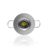 12V 24V 1W POWER LED SPOT ALUMINYUM GOVDE MONTAJ CAPI 40mm BEYAZ