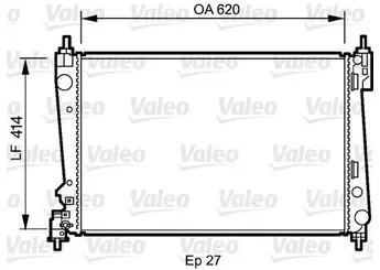 SU RADYATOR FIAT PUNTO III 2005> VALEO 735041