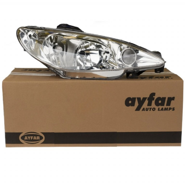 FAR SINYAL SAG H7- H7 PEUGEOT P206 YM GTI SPORT 9 / 98> CIFT AMPULLU