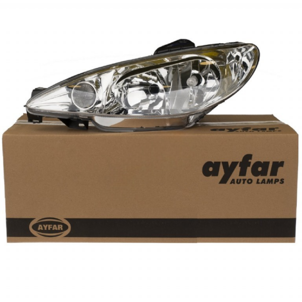 FAR SINYAL SOL H7- H7 PEUGEOT P206 YM GTI SPORT 9 / 98> CIFT AMPULLU