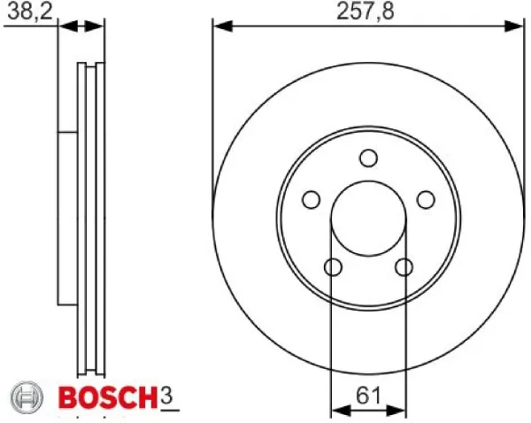 FREN DISKI ON CHRYSLER DODGE Neon 1.6; Neon 1.6i 4×4; Neon 1.8; Neon 1.8i 16V; Neon 2.0; Neon 2.0i