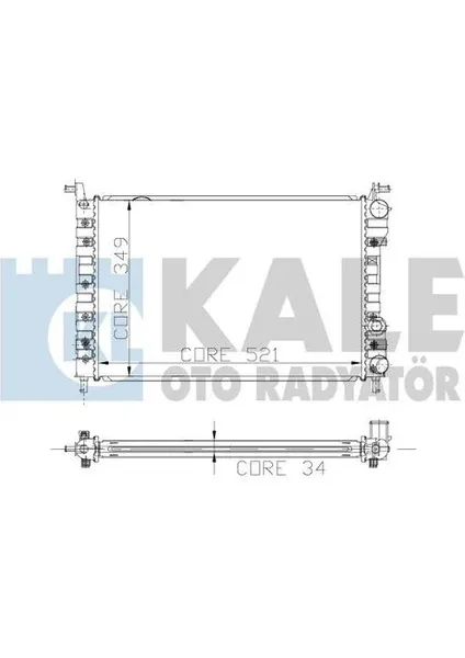 RADYATOR 120600 1SIRA ALB SISTEM PALIO 1.4 A/C KALE 0126221AB