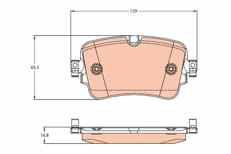 FREN BALATASIARKA AUDI A4 2015-2019 Q7 15> GDB2131