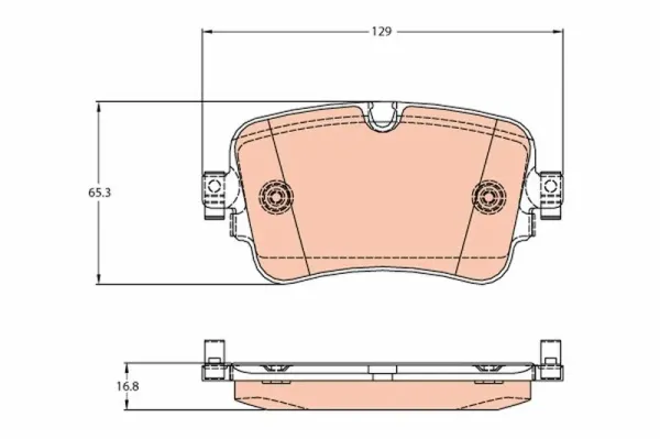 FREN BALATASIARKA AUDI A4 2015-2019 Q7 15> GDB2131
