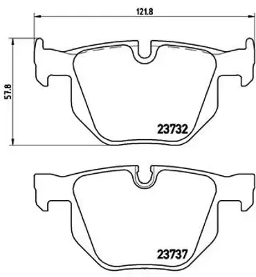 DİSK BALATA BMX X5 X6 E60 ARKA