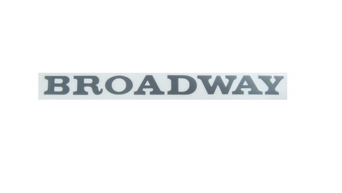 BROADWAY EM KAĞIT YAZI KOYU GRİ