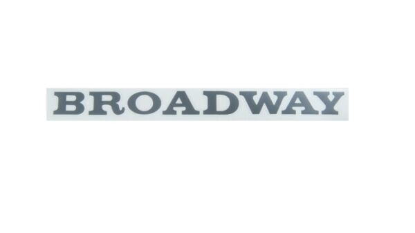 BROADWAY EM KAĞIT YAZI KOYU GRİ