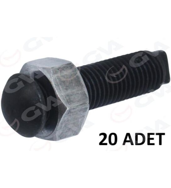 SUBAP AYAR CIVATASI SOMUNLU FIAT M131 1600 PAKET ICI ADET SAYISI 20