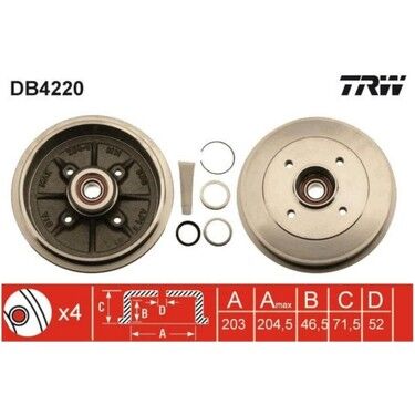 ARKA FREN KAMPANASI P106 YM-P206-SAXO OLCU:203*38 ABSSIZ DISLI CARK