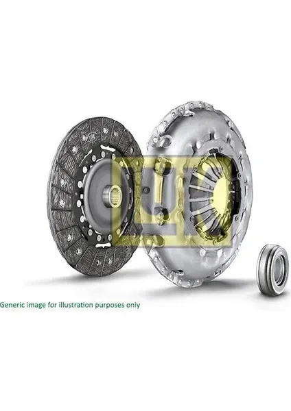 DEBRIYAJ SETI PARTNER-BERLINGO-C3-JUMPY-C4-XSARA-207-307-308-EXPERT 1.6 HDI 16V 11/04>DV6BTED4 LUK 624321800