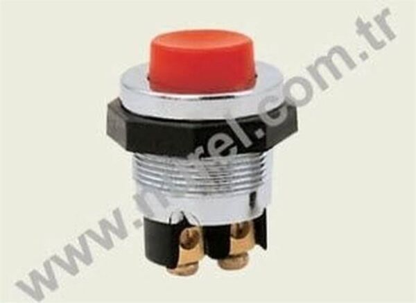 METAL BUTON KIRMIZI