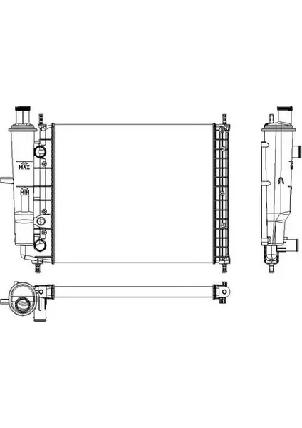 SU RADYATORU FIAT BRAVA / BRAVO I / MAREA 1.2/1.4/1.6 16V 96-02 AC AL/PL/BRZ KALE 0130271AB