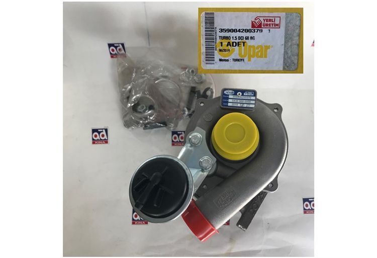 TURBO KOMPLE RENAULT CLIO II 01- SYMBOL 02-KNG 02-DACIA LOGAN 05-MICRA 03> 1.5DCI K9K 65 BG